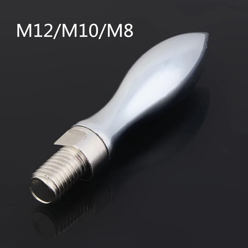 

New High Quality Solid Metal Machine Handwheel M8 M10 M12 Thread Revolving Handle Grips Silver