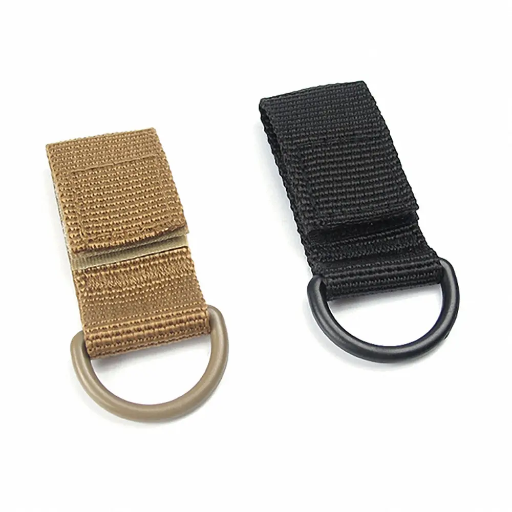 

Outdoor Molle Webbing Belt EDC Carabiner Release Buckles Backpack Belt Bag Strap Camping Keychain Buckle Hook Clasp Carabiners