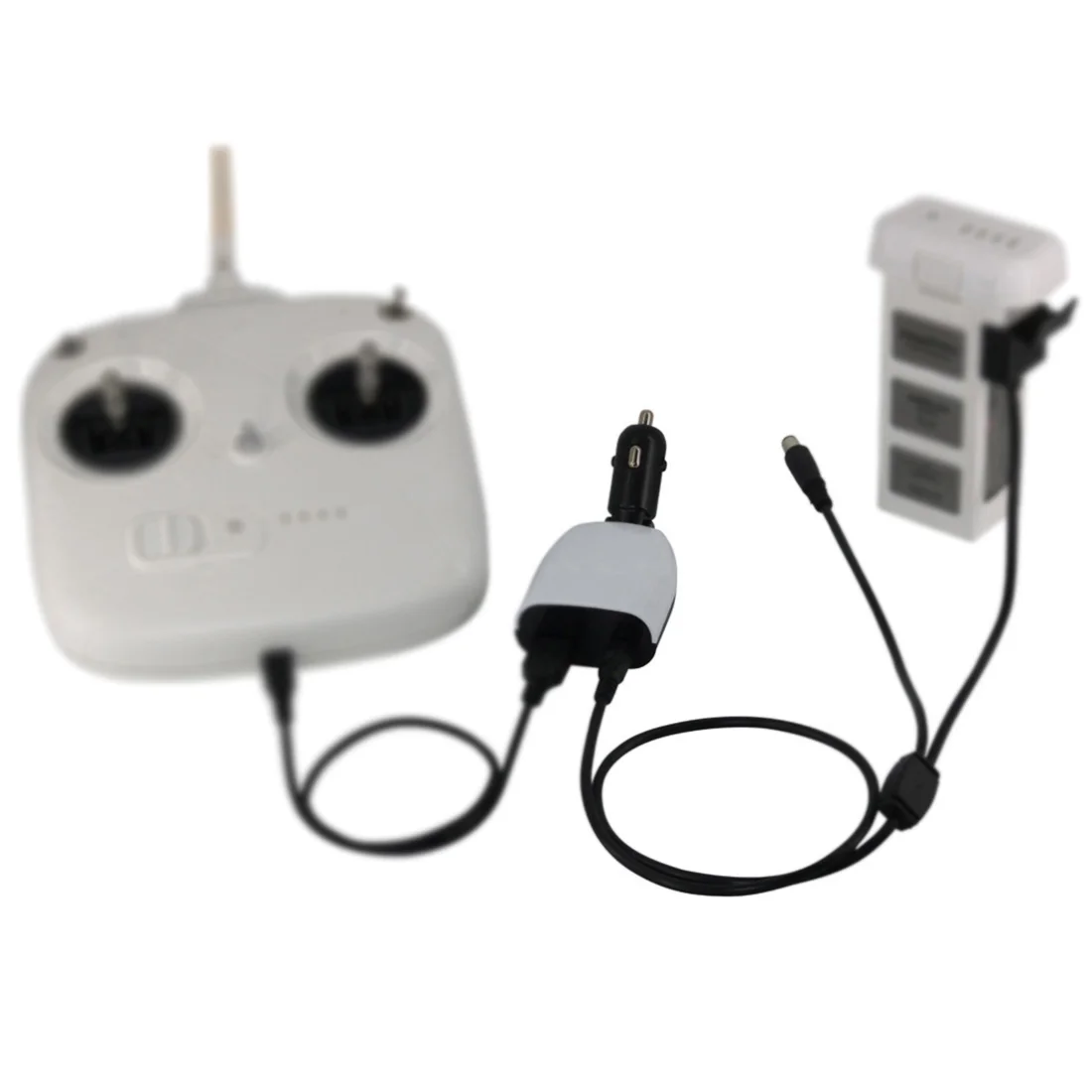 

Digital Display Car Charger for DJI Phantom 3 SE/3 Standard/3 Professional/Phantom 3 Advanced Drone Battery Remote Controller