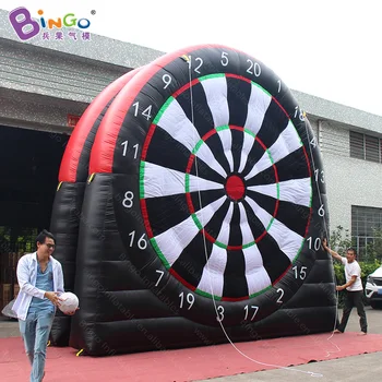 

5x5 meters Inflatable dart board game hot sales inflatable soccer football darts boards with double-sided for toys sports
