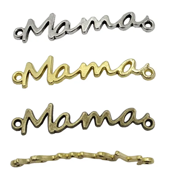 20pcs/lot Free shipping Antique Silver/Gold Mama Connectors Bracelet Link 37x8mm K05129 free shipping 20pcs lot transistor 2sd965 d965