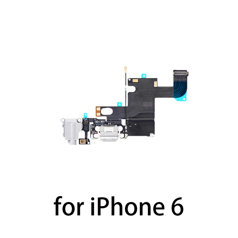 Для iPhone 5 5c 5S 6 6s 6plus 6s plus 7 зарядное устройство зарядный порт док-станция USB разъем гибкий кабель для передачи данных разъем для наушников гибкая лента