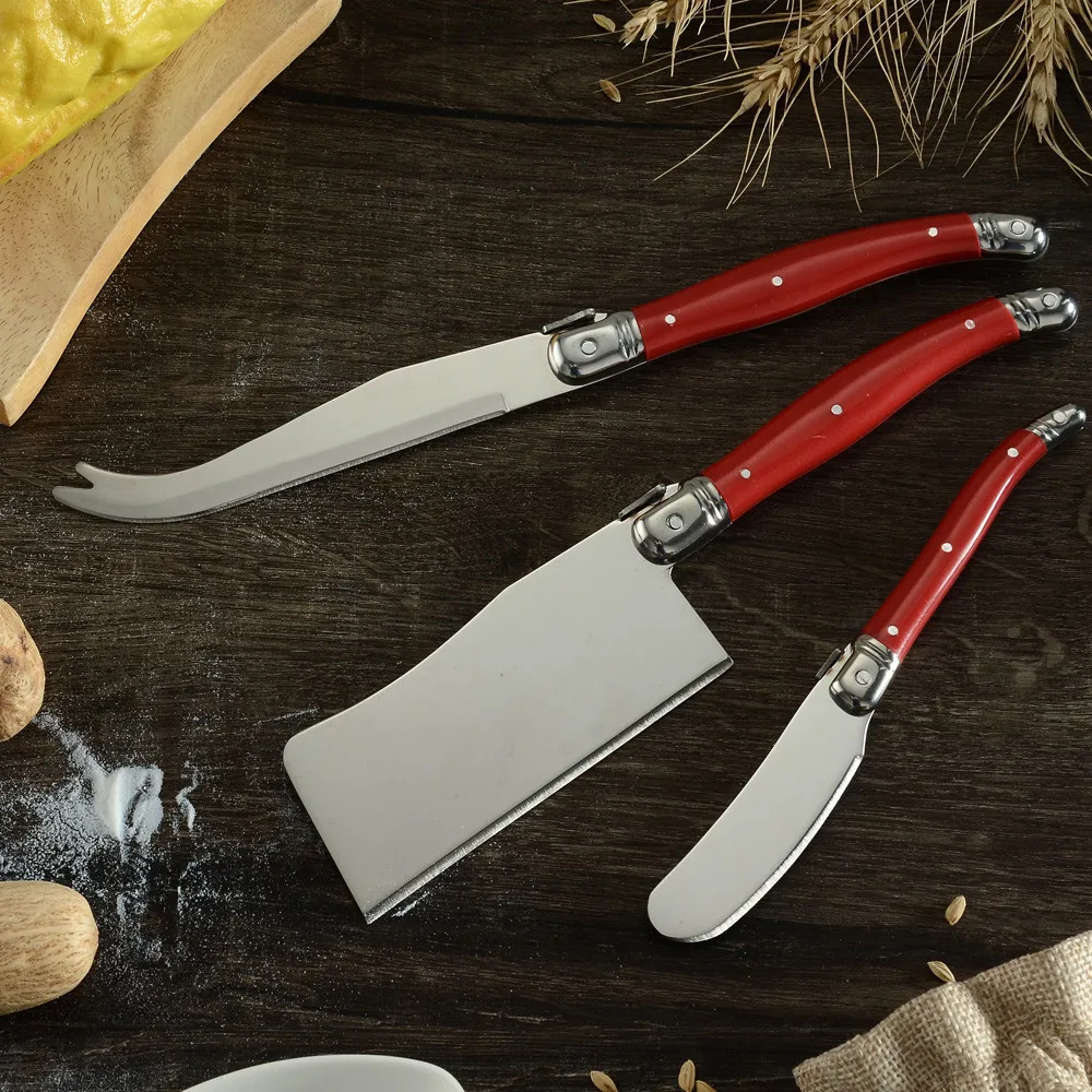 XYj 3 шт., сырный нож набор сэндвич разбрасыватель удобрений Набор ножей для масла нержавеющая сталь АБС-пластик для сыра с кухонный инвентарь для тонкой нарезки