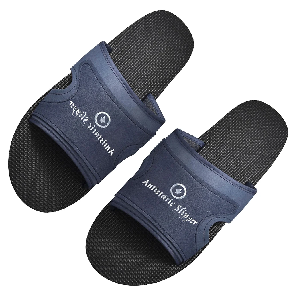 

indoor slippers unisex Navy Blue Foam Anti Slip Antistatic ESD Slippers for Men