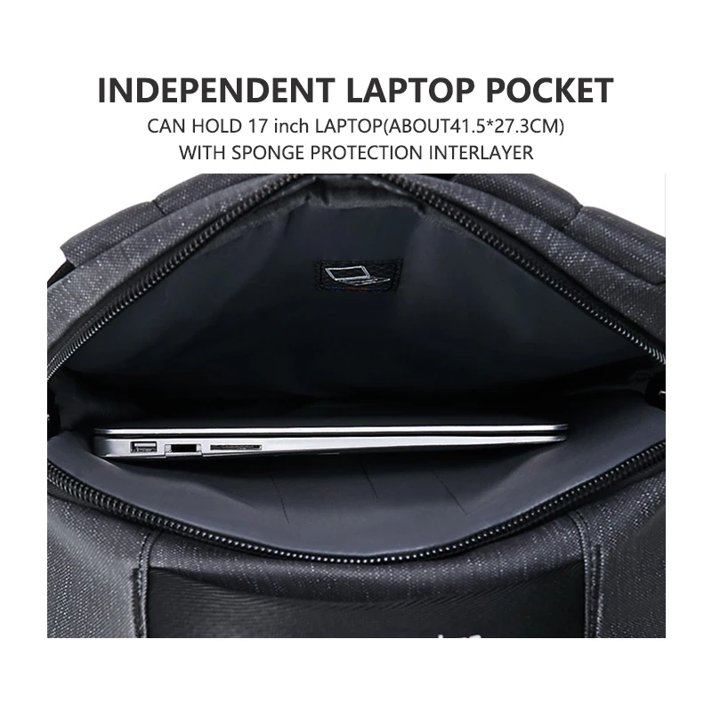 Waterproof 15.6inch Laptop Backpacks Men Business Travel Large Capacity Backpack Teenage Boys Girls School Back Pack