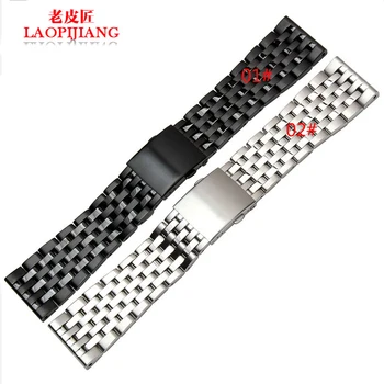 

Duty quality Solid Stainless steel watchband adapter diesel DZ006 DZ4316 DZ7305 watch for male strap 24mm 26mm 28mm 30mm + tools