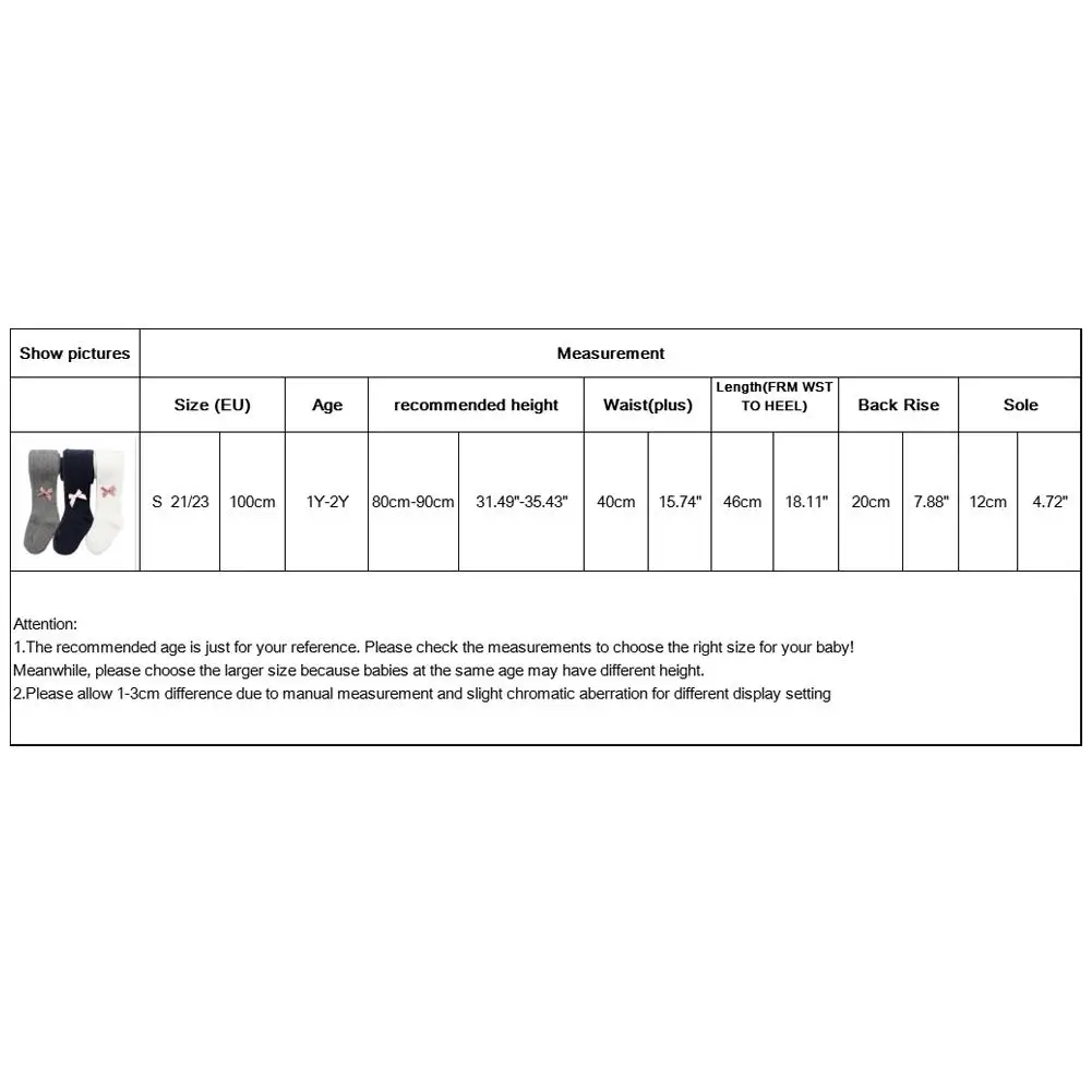 Children Pantyhose Pure Cotton Large PP Girls Leggings Pima New Style Cute Bow Girls Princess Leggings Wear For Baby Girls