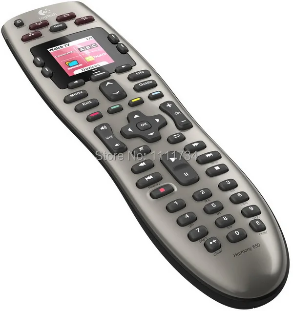Original logitech harmony 650 remote control colour screen replaces up