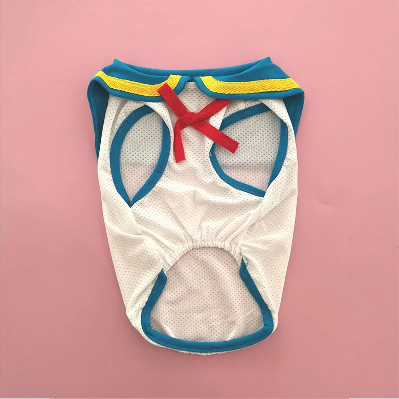 Summer Dog Clothes for Small Dogs Breathable Vest Yorkies French Bulldog Lovely Costume Pug Cartoon Pet | Дом и сад