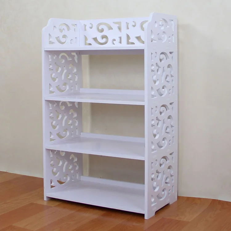 Carved white shoe storage rack multi layer combination ...