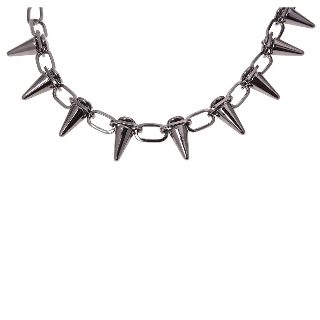 Металлические шипы штифты, заклепки панк ожерелье в готическом стиле чокер воротник