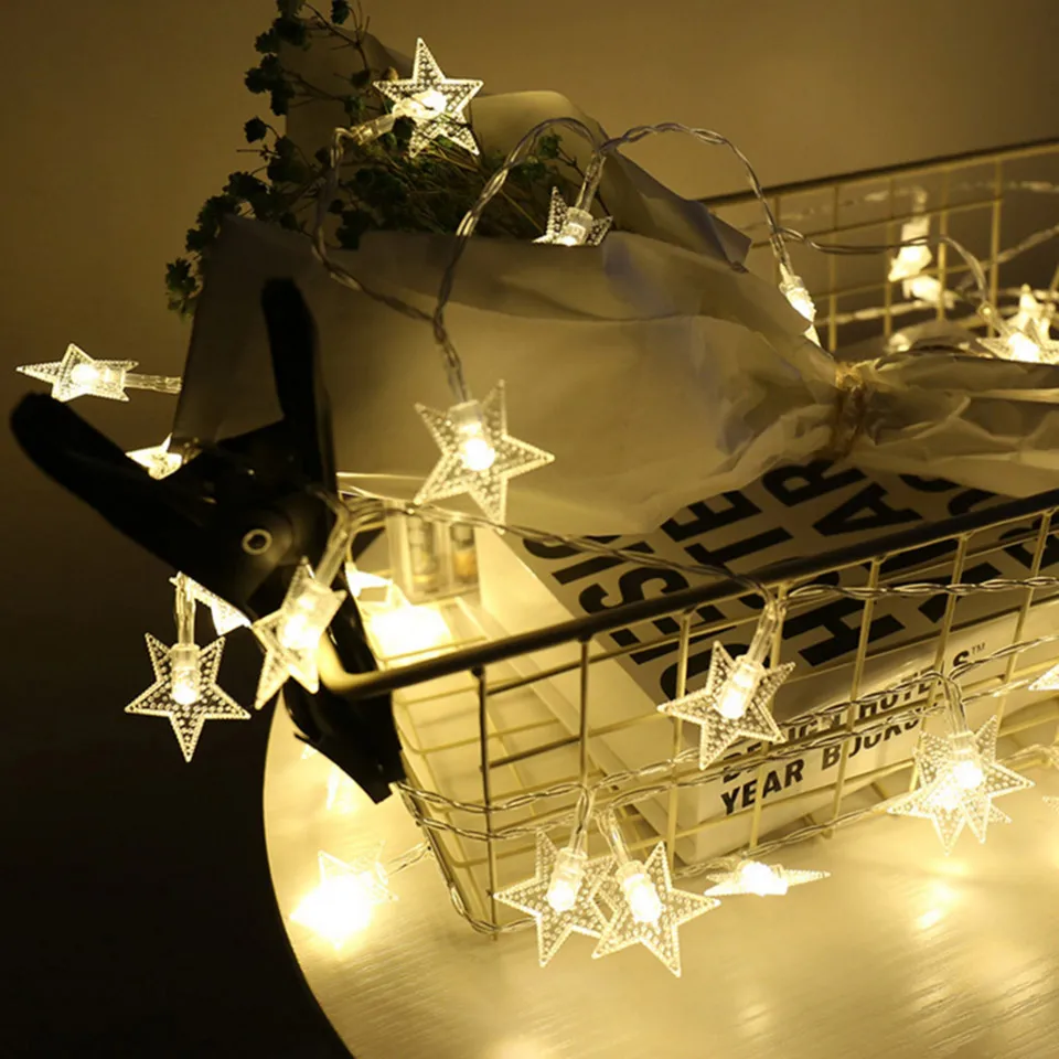 3m led String Fairy Light Battery Powered 20 Leds Fairy Lights Star Christmas Lights Outdoor Decoration Indoor Christmas Tree 4