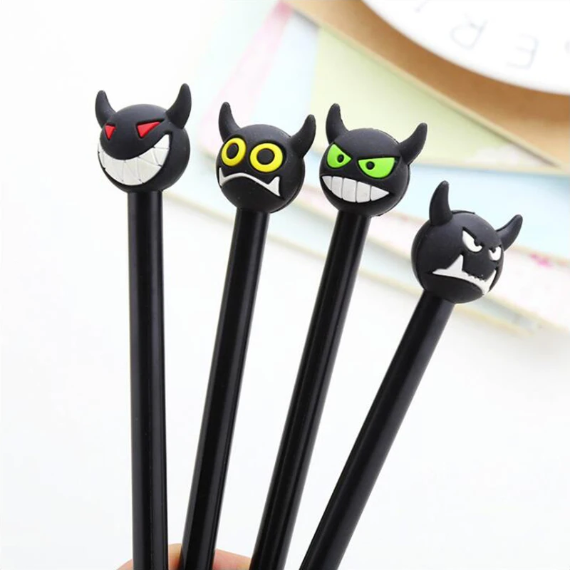 

Demon Appearance Shell Gel Pen DIY Office Stationery and School Supplies Smooth Writing Black and Blue Ink 0.5mm Pen 1PCS