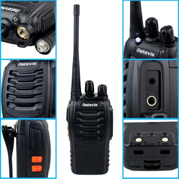 4 шт Retevis H777 Walkie Talkie UHF 400-470MHz UHF трансивер Handy 2 Way Портативный РАДИОСТАНЦИЯ коммуникатор A9105A