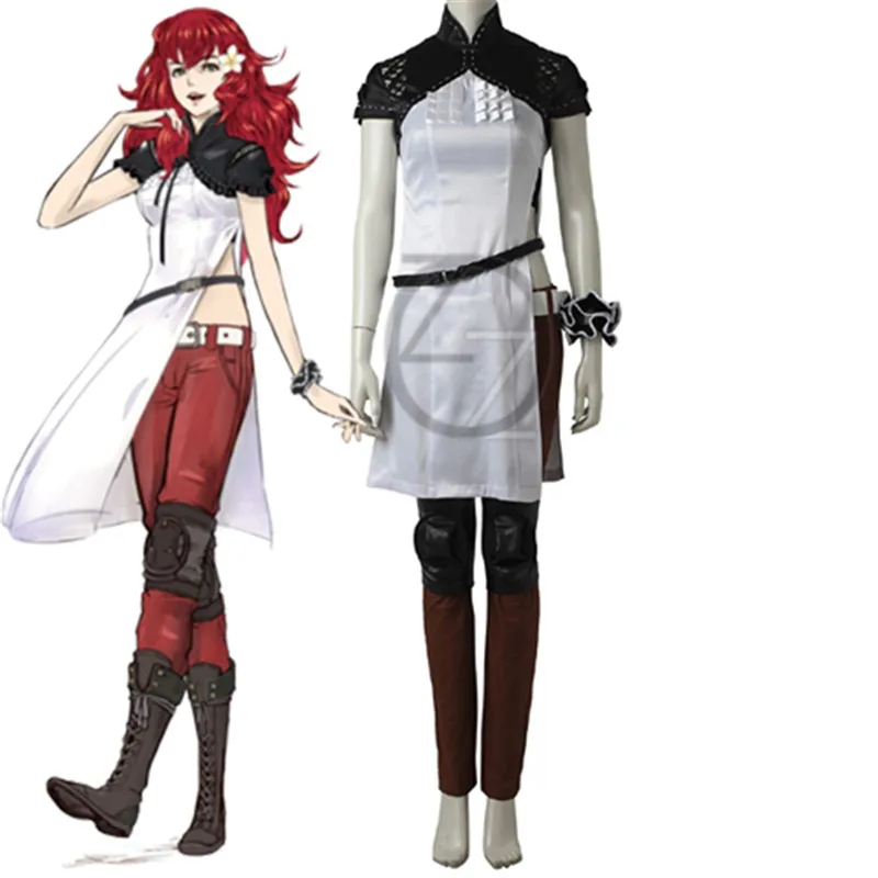 Костюм для косплея NieR Automata Devola Popola Женский костюм взрослых на Хэллоуин необычный
