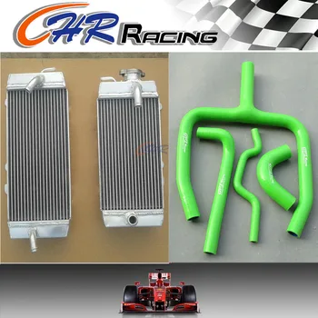

FOR KAWASAKI KXF250 KX 250 F KX250F KXF 250 2009 2010 09 10 Aluminum Radiator and Y hose