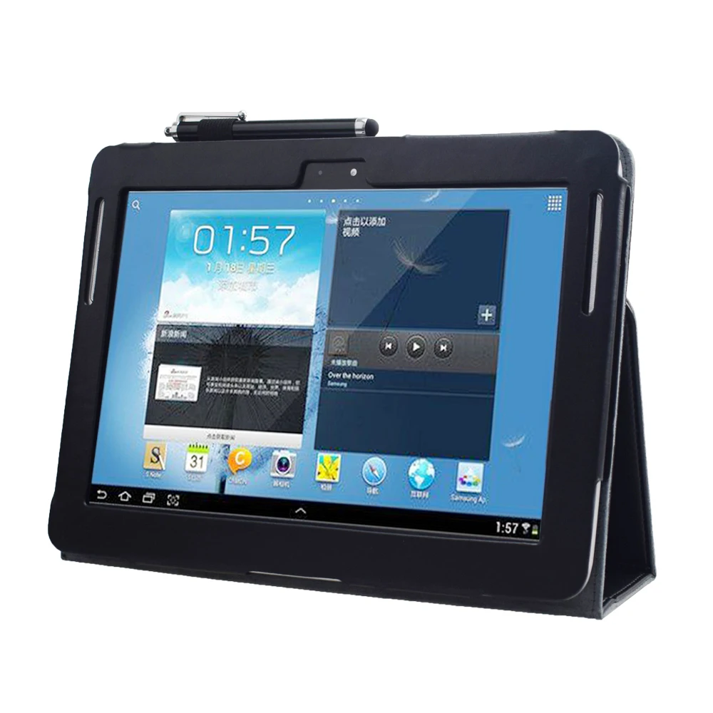 GT N8000 N8010 N8013 Note 10 1 (2012 выпуск) Расширенный кожаный чехол подставка для Samsung N8005 N8020