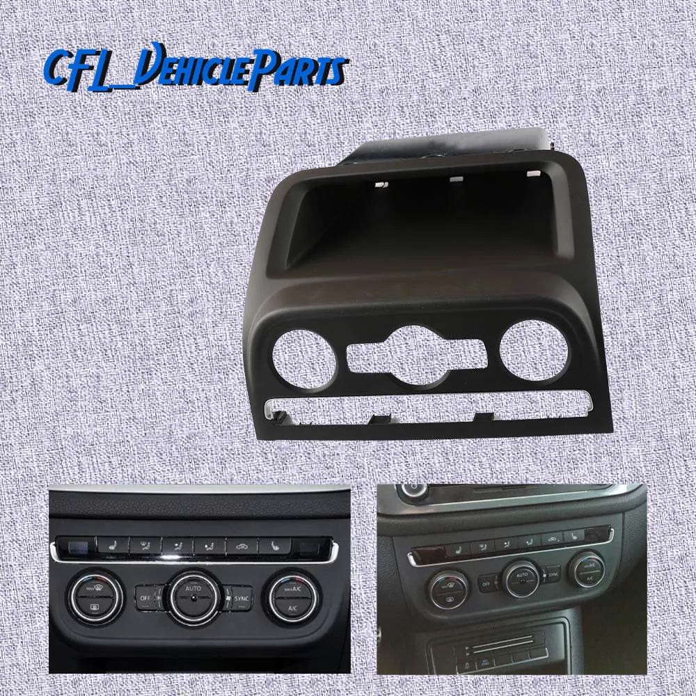 

Black Front Dashboard Seat Climate Control Panel Lower Stowage Box 5M0819422B 5ND820039 For VW Tiguan 2010 2011 2014 2015 2017