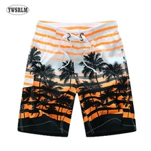YWSRLM Горячие быстросохнущие мужские шорты брендовая летняя повседневная одежда полосатые шорты мужские пляжные шорты для серфинга
