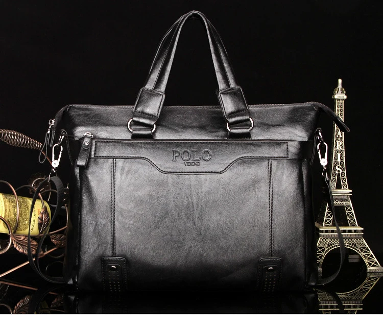 MYOSAZEE, известный бренд, мужской модный простой деловой портфель, мужская сумка из искусственной кожи, сумка для ноутбука, повседневные мужские дорожные сумки на плечо