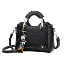 Women's bag Women Leather Handbags Vintage Lady Hand Bags Women messenger Shoulder bag women luxury leacool womens shoulder bag vintage tote bag messenger bags women luxury handbags women bags vegetable tanned leather handbags