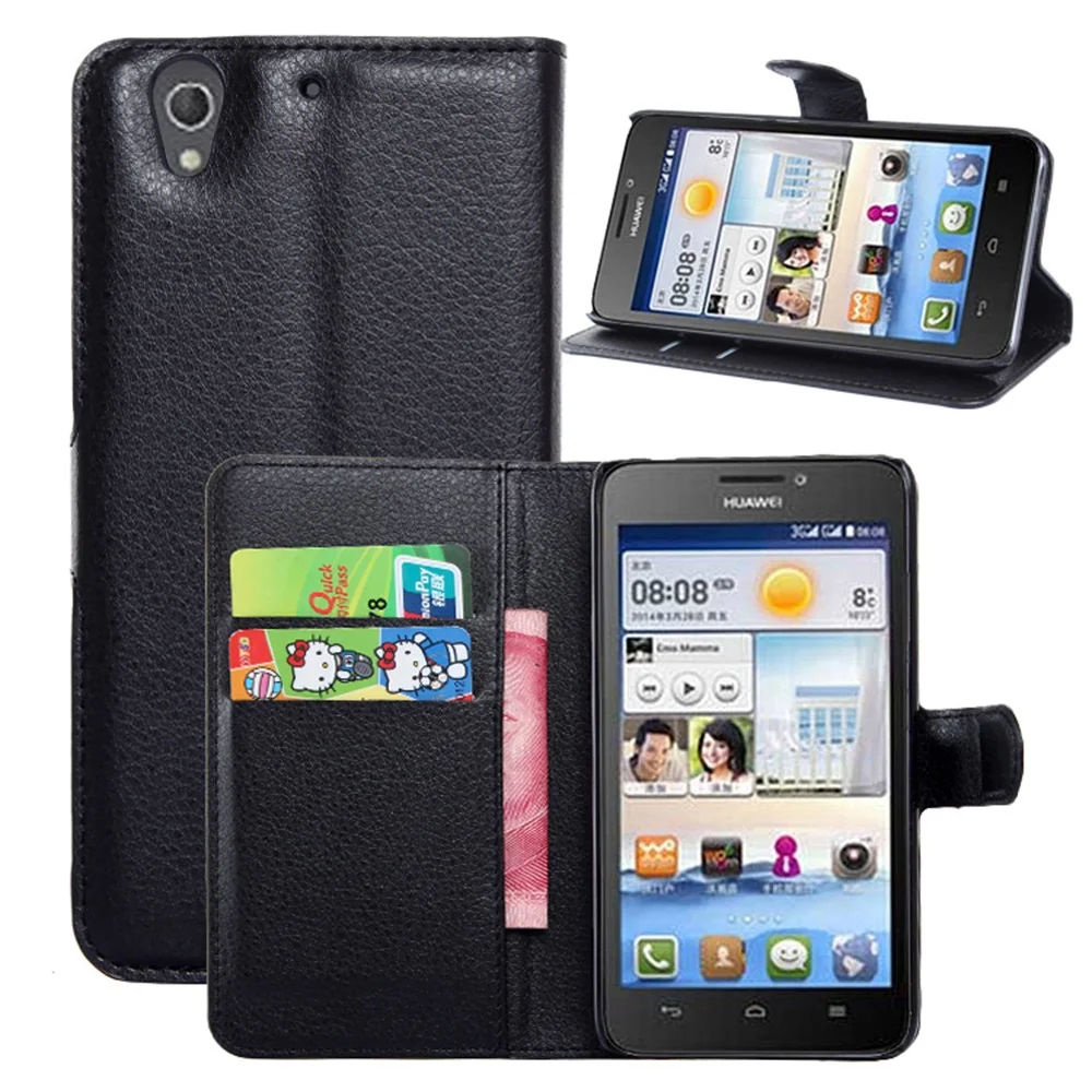

CYBORIS for Huawei Ascend G630 Leather Phone Case for Huawei Ascend G630 Flip Cover Stand Wallet Bag Card Holder