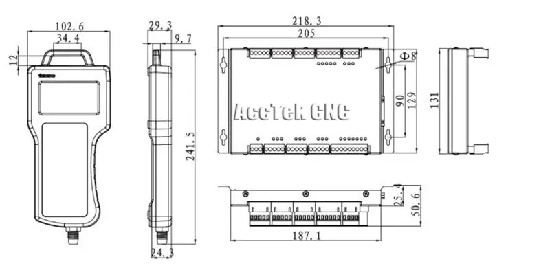 CNC фрезерный станок, деревообрабатывающаая машина контроллер NK105G2 NK105G3 3 4 система Axis DSP