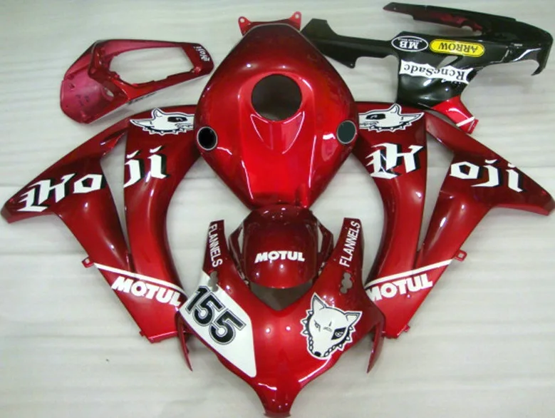 H Injection mold Red fairings for HONDA CBR1000RR 2008 2009 2010 2011 fairings cbr1000 rr 08 09