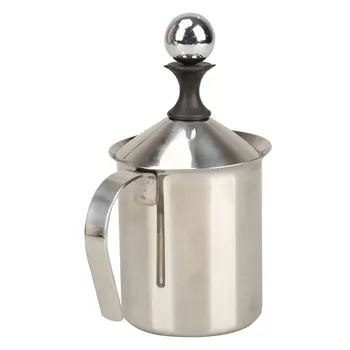 

400ML /800ML Stainless Steel Double Mesh Milk Frother Milk Foamer Milk Creamer Kitchen Tool Free Shipping