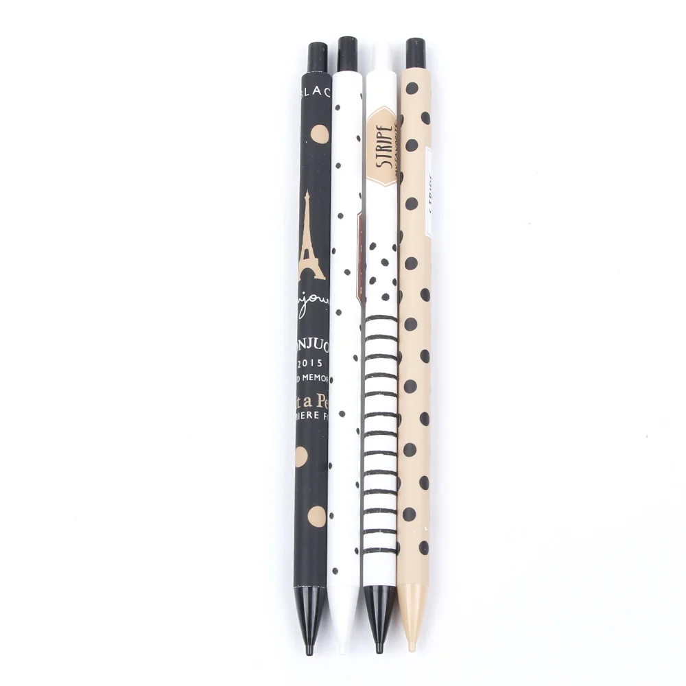 1 шт. 0,5 мм милый Kawaii пластиковый механический карандаш прекрасная башня точки автоматическая ручка для детей школьные принадлежности