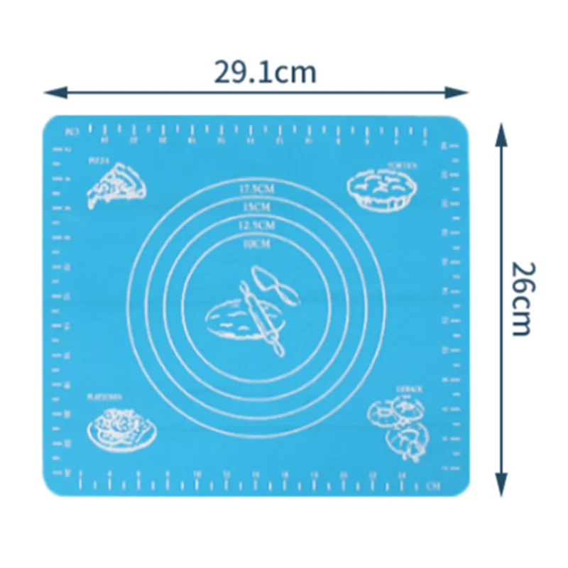 Кухонные принадлежности 1 шт. 26*29 см Cozinha силиконовый коврик для выпечки для духовки весы тесто антипригарный коврик для приготовления пищи кухонные гаджеты. Q