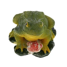 Изысканная мини-скульптура лягушки из смолы, статуя, ремесло для дома, украшение офисного стола, орнамент