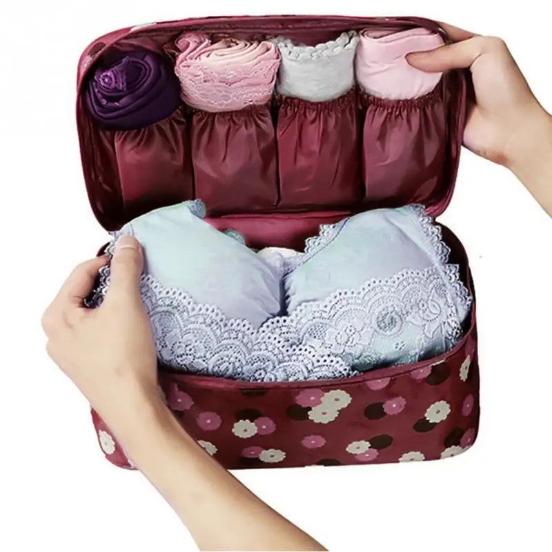 Bra Underwear Lingerie Travel Bag for Women Organizer Trip