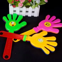 Пальмовый хлопушка для рук Хлопушка детская игрушка игра Случайный цвет одна пара концертный инструмент