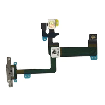 

Original Power Key Power On Off Microphone Flash Flex Cable with Metal Bracket For iPhone 6 Plus 5.5" Replacement Parts