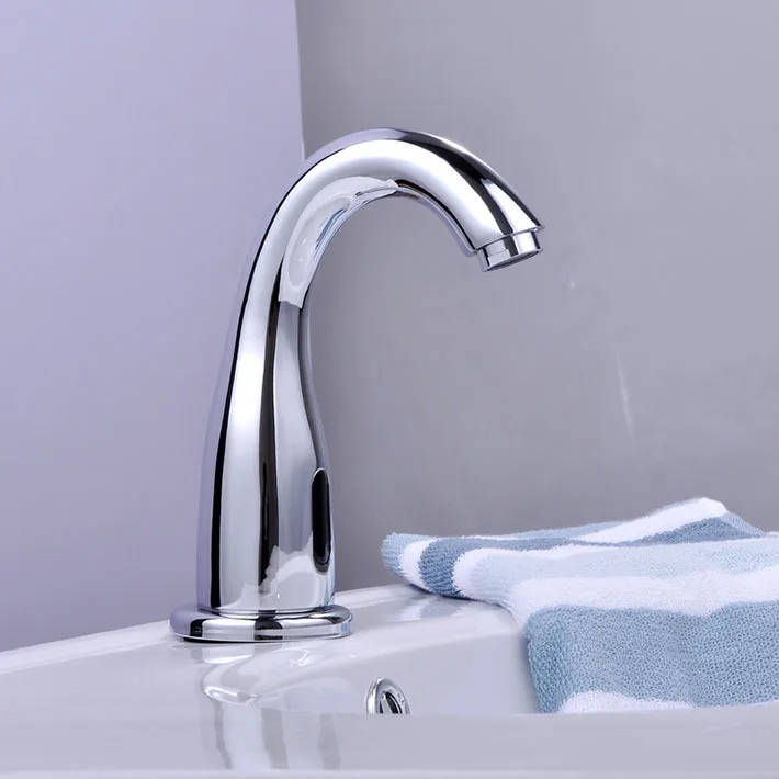 Touchless Commercial Automatic Bathroom Sink Sensor Faucet Hands