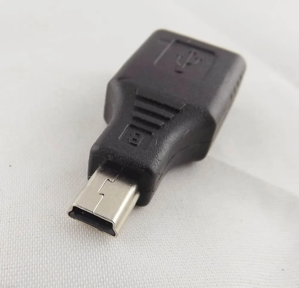

1Pcs F/M USB 2.0 A Female To Mini USB B 5 Pin Male Plug OTG Adapter Converter