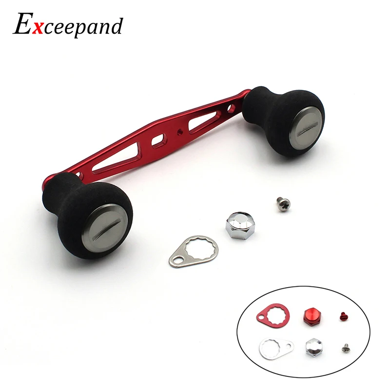 Exceepand Black Power Fishing Reel Grip for Abu Garcia Daiwa Low Profile Baitcasting Reel