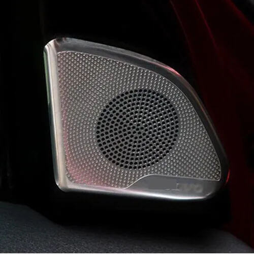 

Interior Car Door Audio Speaker Trim Cover 2pcs For VOLVO XC60 2009-2015