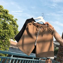 Летние Новые шорты мужские модные полосатые повседневные пляжные брюки мужские уличные тренды дикие хип хоп свободные пять брюки мужская одежда