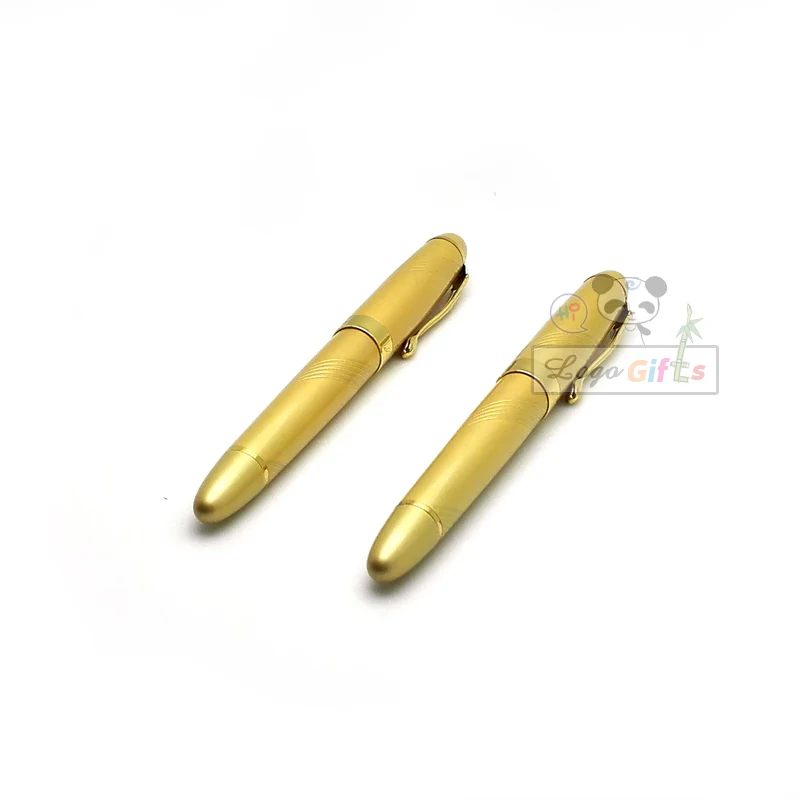 

For boss Golden Ballpoint Pen Gifts Decorate heavy and fat writing pen 3 pc a lot for sale