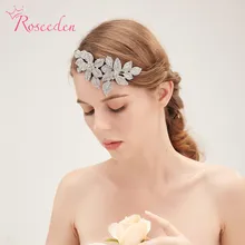 Милая свадебная тиара с цветами и кристаллами, свадебные аксессуары для волос с родиевым покрытием, тиары для подружек невесты, горячая Распродажа RE3039