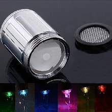 Светящийся яркий свет Светодиодный водопроводный носик для крана кран для душа Насадка для воды головной свет ванная комната кухонные аксессуары для смесителей