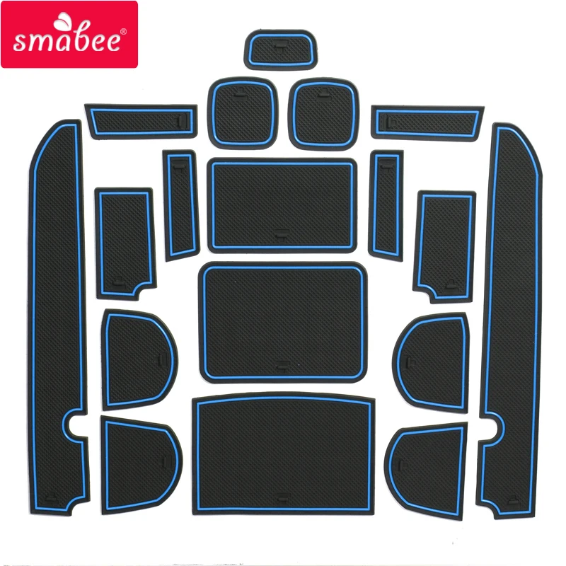 Нескользящие коврики smabee для NISSAN NAVARA D40 2008 2012 4DR 2009 2010 2011 18 шт.|pad pad|pads doorpad for cup |