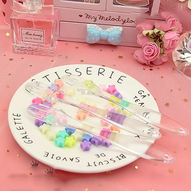 Transparent Crystal Stirring Spoon Clear Fluffy Slime Toys For Lizun Slime DIY Kit Accessories Supplies Clay Mud Stirring Tool Transparent Crystal Stirring Spoon Clear Fluffy Slime Toys For Lizun Slime DIY Kit Accessories Supplies Clay Mud Stirring Tool