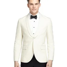 Модные Стиль One Button Кот Жених Смокинги для женихов Для мужчин свадебные костюмы для выпускного Жених(куртка+ Брюки для девочек+ бант галстук) k: 1039