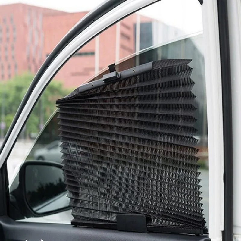 rete automobile 60*46cm Car Window Sunshade Curtain Mesh Visor Shield cover side window sticker Wh |