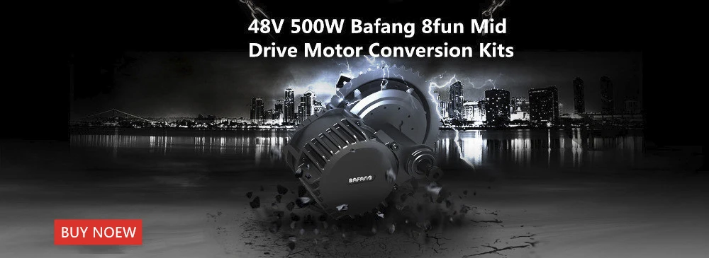 Flash Deal Bafang 8fun 48V 750W BBS02B Mid Drive Motor EBike Conversion Kits With 48V 13AH Lithium Battery C961 C965 EU US RU Free Tax 0