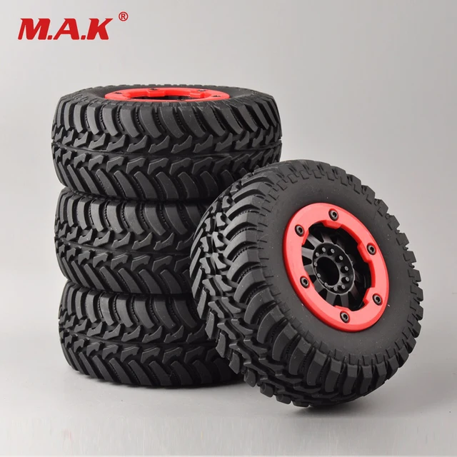 Special Offers 4Pcs RC Car Model Accessory Bead-Lock Wheel&Tires For TRAXXAS Slash Car Set 1:10 Short Course Truck 30004