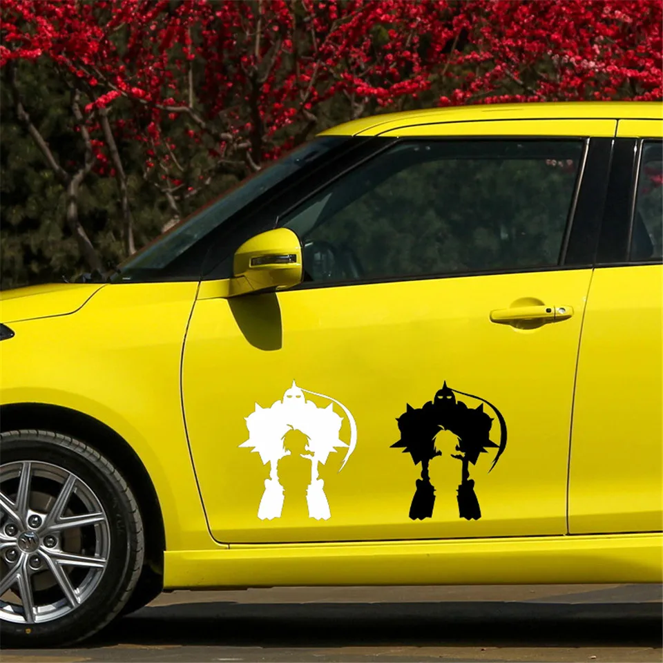 15cm17.7cm Fullmetal Alchemist(FMA) Anime Vinyl Car Styling Car Sticker  (2)